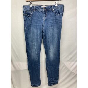 Torrid Womens Boyfriend High Rise First At Fit Stretch Skinny Ankle Jeans 16xt